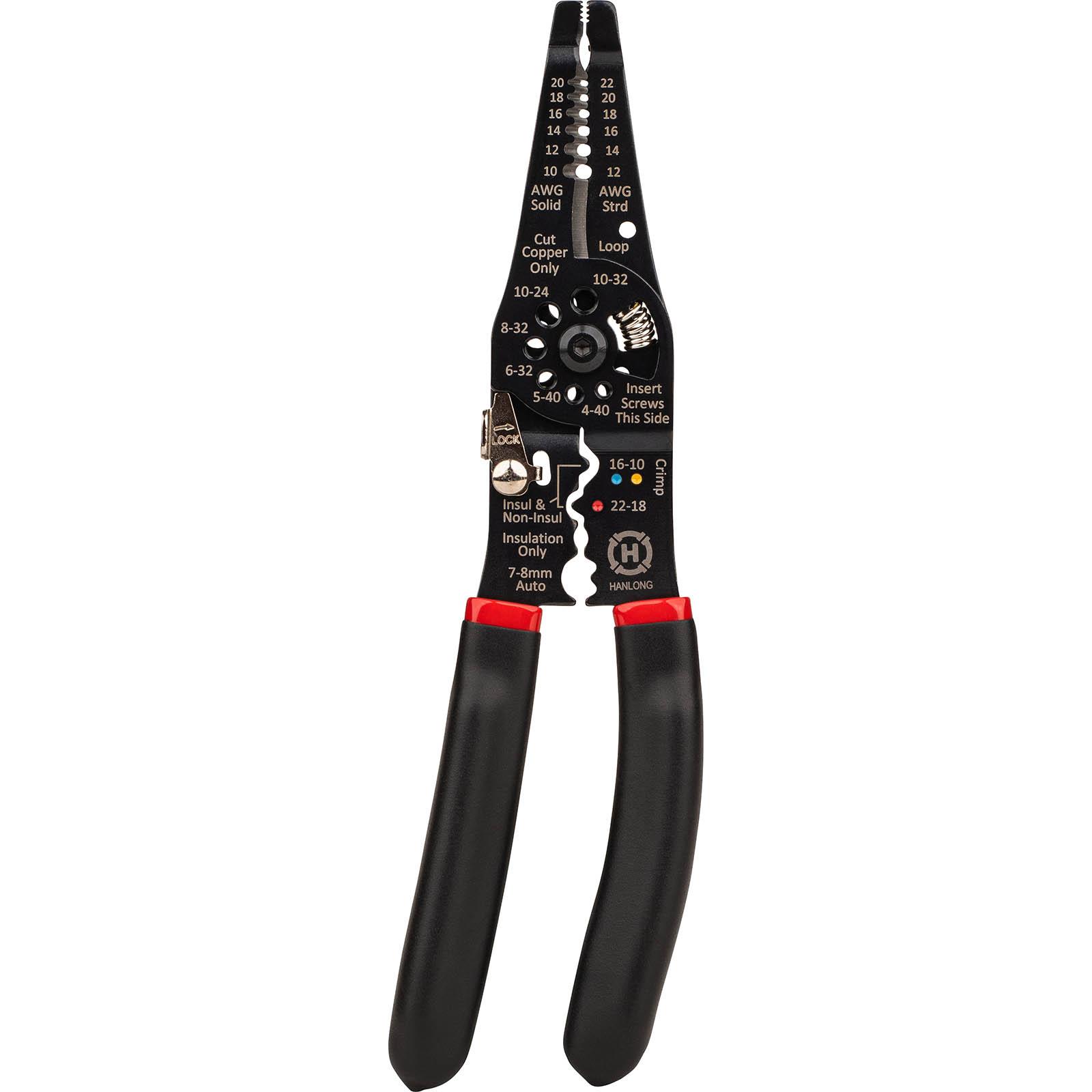 Multifunctional Wire Stripper & Crimping Tool - 22-30 AWG, Cutter, 7/6 Inch